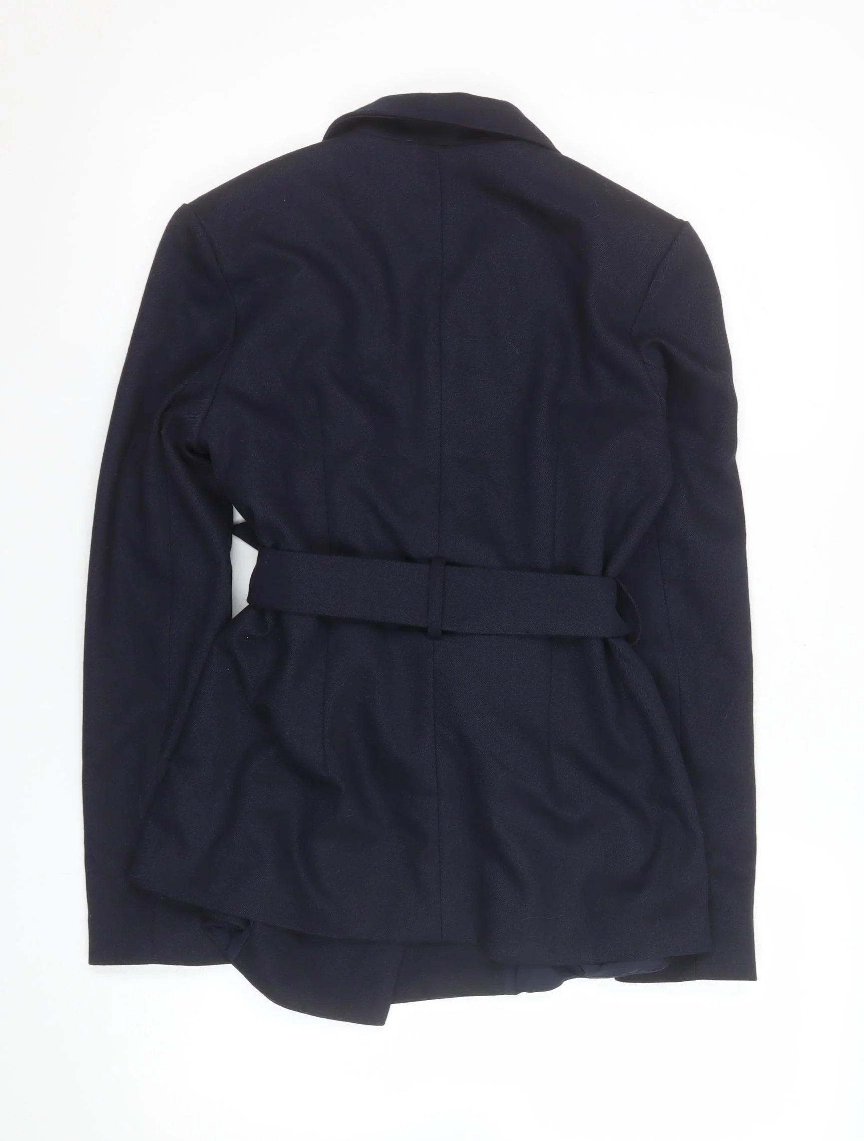 4th & Reckless Womens Blue Belted Blazer Size 8 Regular - Image 3