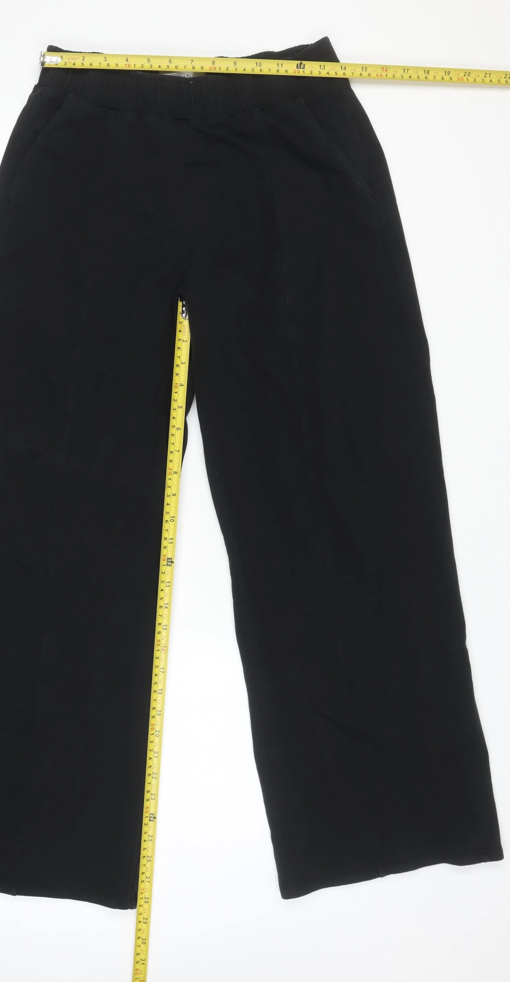 Abercrombie & Fitch Women's Black M Elastic Waist Sweatpants - Image 2