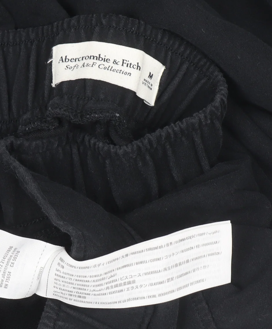 Abercrombie & Fitch Women's Black M Elastic Waist Sweatpants - Image 4