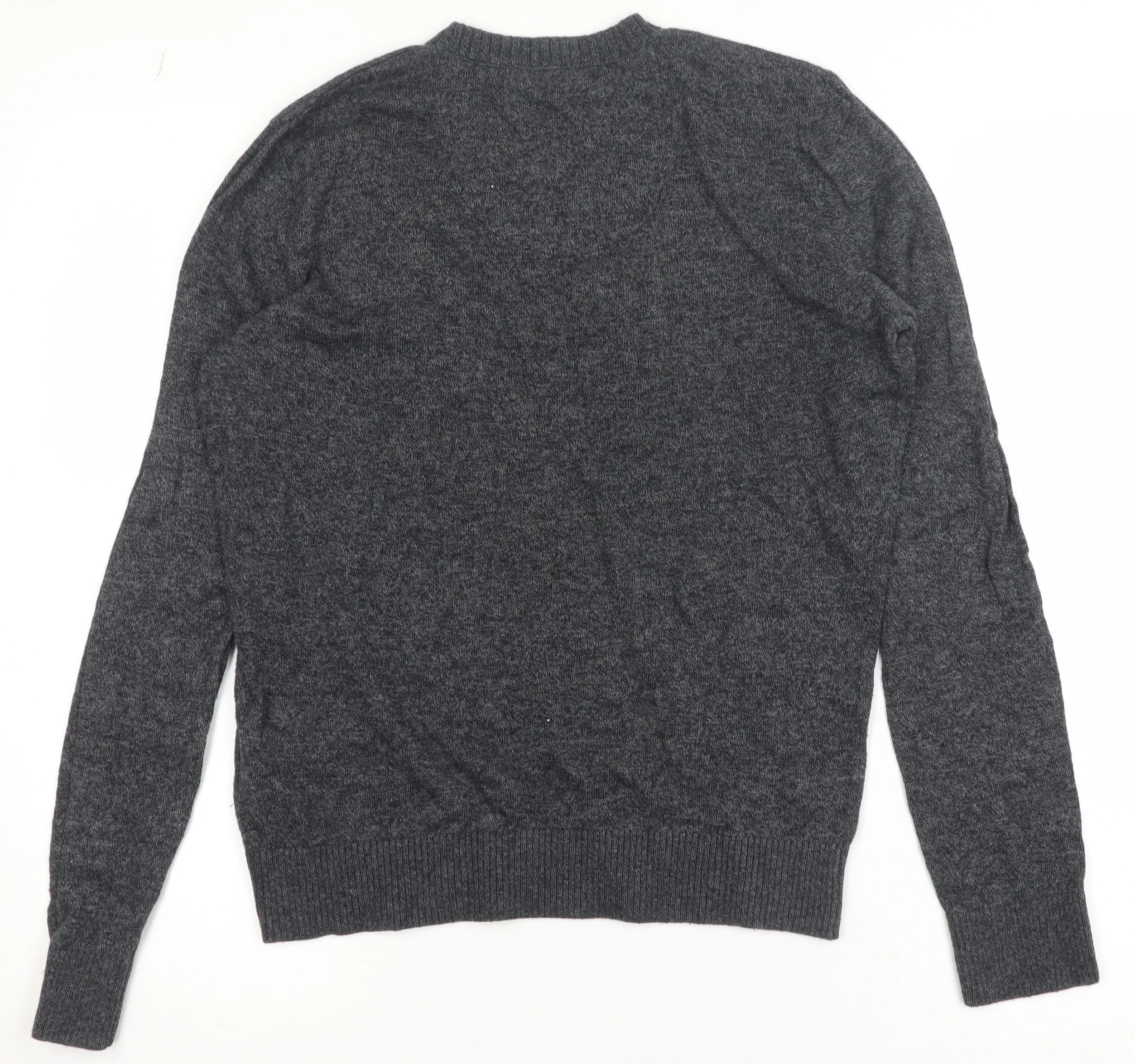 Abercrombie Kids Boys Grey V-Neck Jumper XL/16 Cotton Blend - Image 3