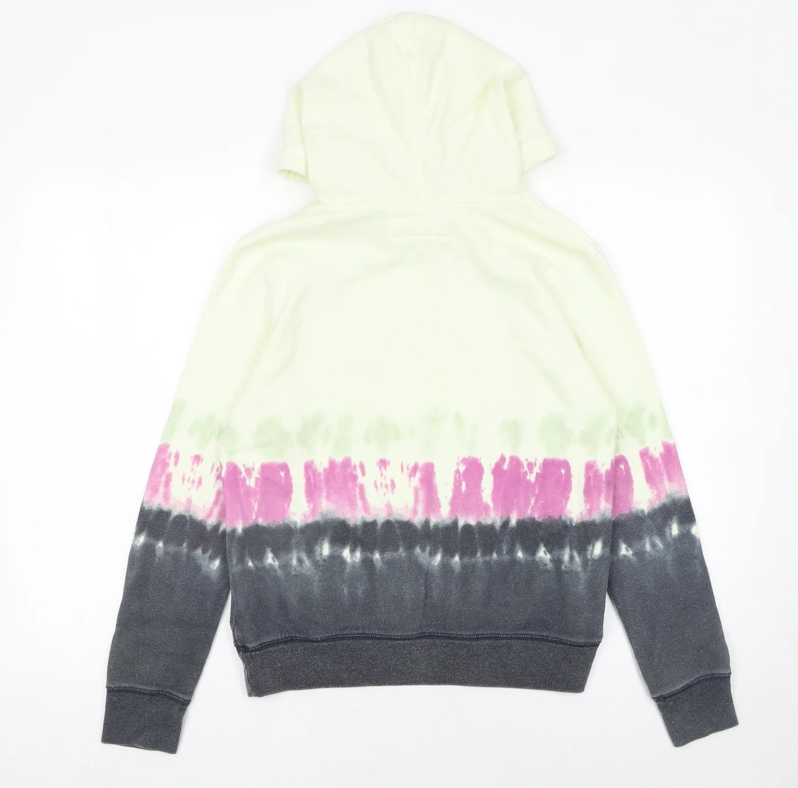 Abercrombie Kids Girls Multicoloured Tie-Dye Pullover Hoodie 13-14 Years - Image 3