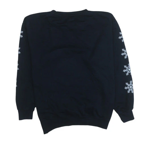 Active Sweats Women's Black XL Pullover Christmas Sweatshirt - Image 4