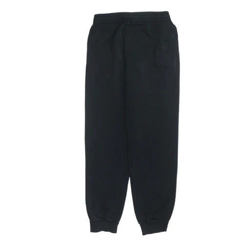 Adidas Boys Black Fleece Jogger Trousers 14 Years Sports Activewear - Image 4