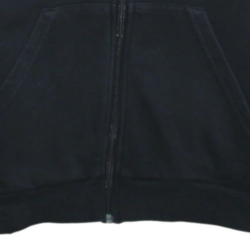 Adidas Boys Black Full Zip Hoodie 14 Years Regular Fit Sports Fleece - Image 7