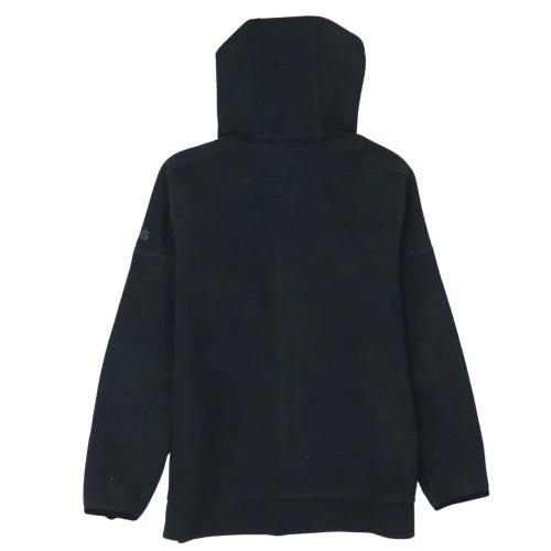 Adidas Boys Black Full Zip Hoodie Size 11-12 Years Fleece Sweatshirt - Image 4