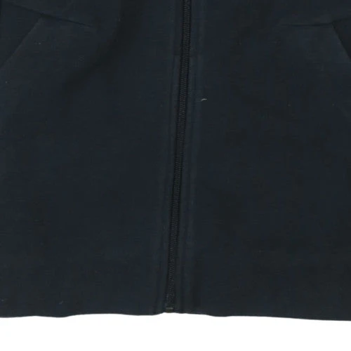 Adidas Boys Black Full Zip Hoodie Size 11-12 Years Fleece Sweatshirt - Image 7