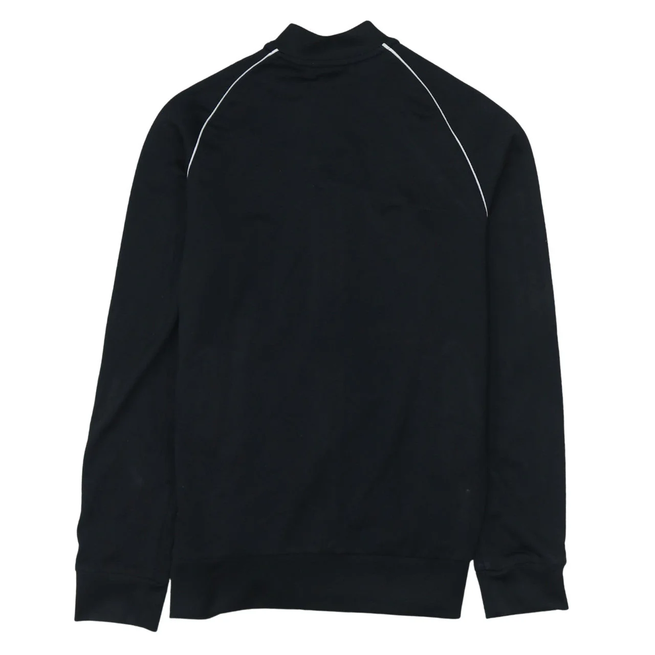 Adidas Boys Black Full Zip Sweatshirt 12-13 Years Classic 3-Stripes Track Top - Image 4