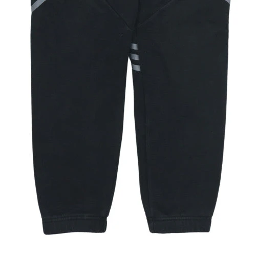Adidas Boys Black Jogger Sweatpants 14 Years Regular Fit Activewear - Image 8