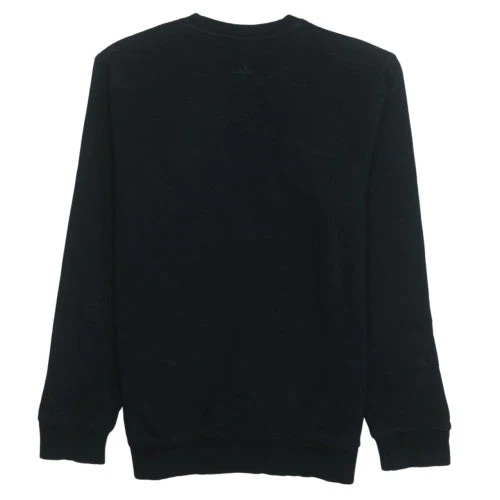Adidas Boys Black Sportswear Sweatshirt Size 14-15 Years Crew Neck Pullover - Image 4
