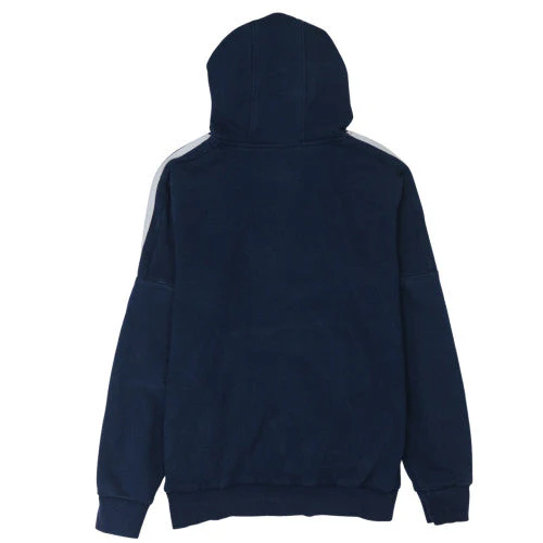Adidas Boys Blue Pullover Hoodie 13-14 Years Regular Fit Fleece Sweatshirt - Image 4