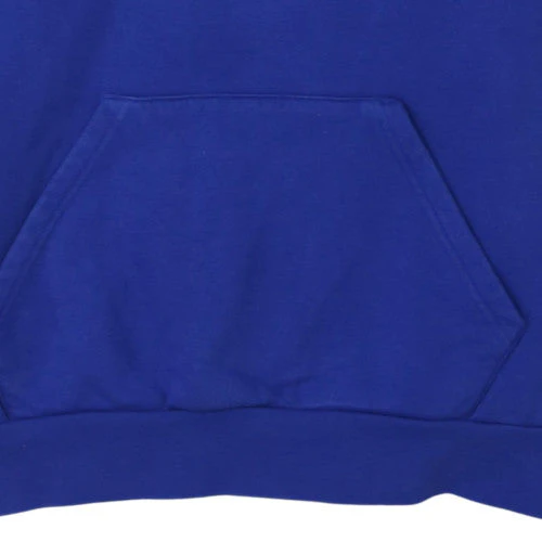Adidas Boys Blue Pullover Hoodie 15-16 Years Fleece Trefoil Logo Sweatshirt - Image 8