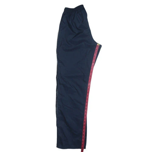 adidas Boys Blue Side Stripe Lightweight Track Trousers Size L - Image 2