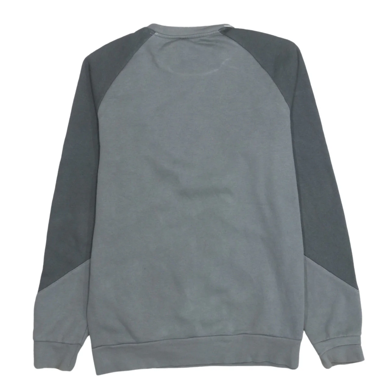 adidas Boys Grey Crew Neck Pullover Sweatshirt Size 16 Years - Image 4