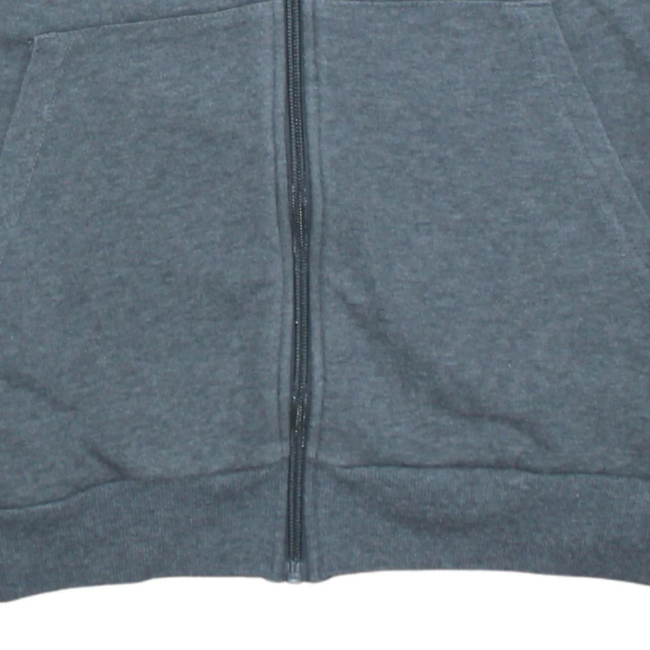 adidas Boys Grey Full Zip Hoodie 10-11 Years Sports Hooded Sweatshirt - Image 7