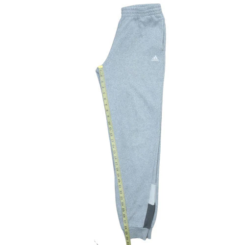 Adidas Boys Grey Jogger Sweatpants Size 14-15 Years Elastic Waist - Image 2