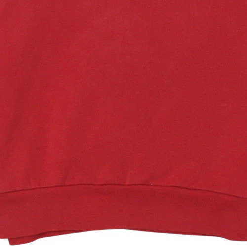 Adidas Boys Red Pullover Hoodie 9-10 Years Cotton Blend Classic Fit - Image 8