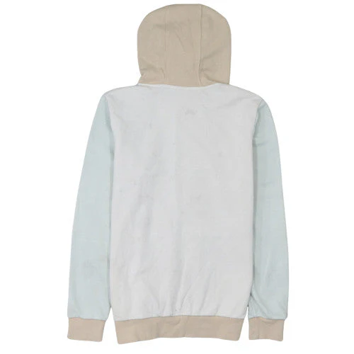 Adidas Girls Beige Colourblock Pullover Hoodie Size 14-15 Years Cotton Blend - Image 4