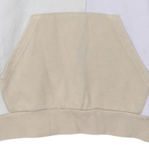 Adidas Girls Beige Colourblock Pullover Hoodie Size 14-15 Years Cotton Blend - Image 7