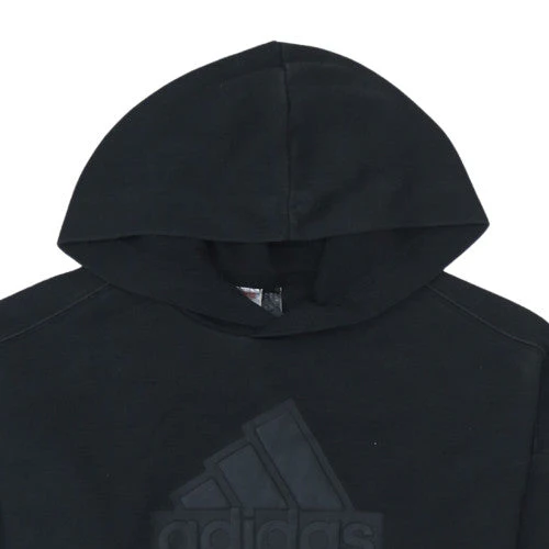 Adidas Girls Black Pullover Hoodie 12 Years Fleece Sportswear - Image 8