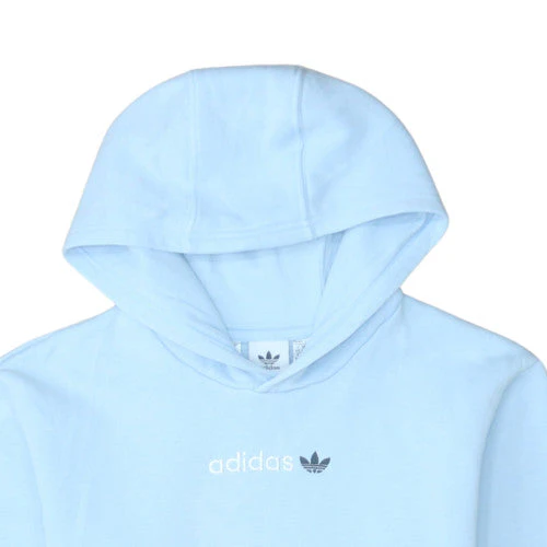 Adidas Girls Blue Pullover Hoodie 13-14 Years Hooded Sweatshirt - Image 8