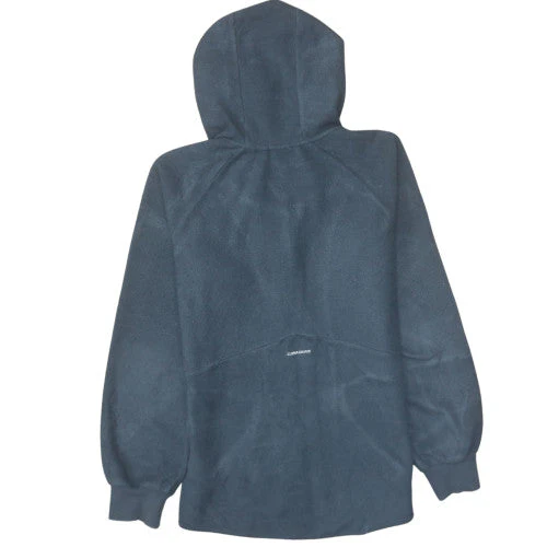 Adidas Girls Grey Fleece Hooded Full Zip Jacket 7-8 Years ClimaWarm - Image 4