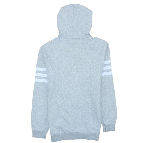 Adidas Girls Grey Hoodie XL 16 Years Pullover Fleece Hooded Sweatshirt - Image 4