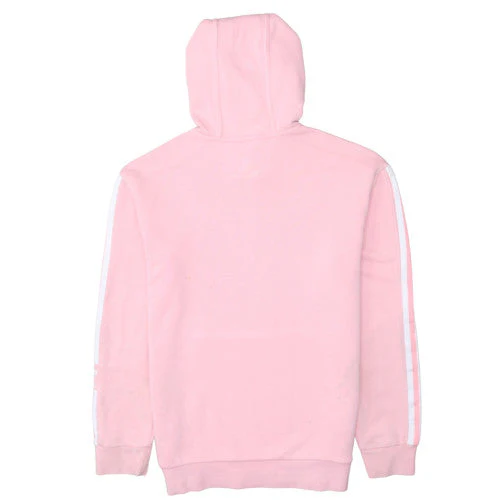 Adidas Girls Pink Hooded Pullover Sweatshirt 12-13 Years Classic Logo - Image 4