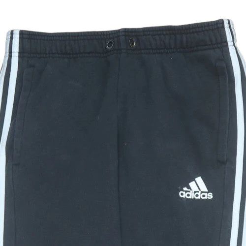 Adidas Men Black Jogger Trousers M Regular Fit Sports Pants - Image 6