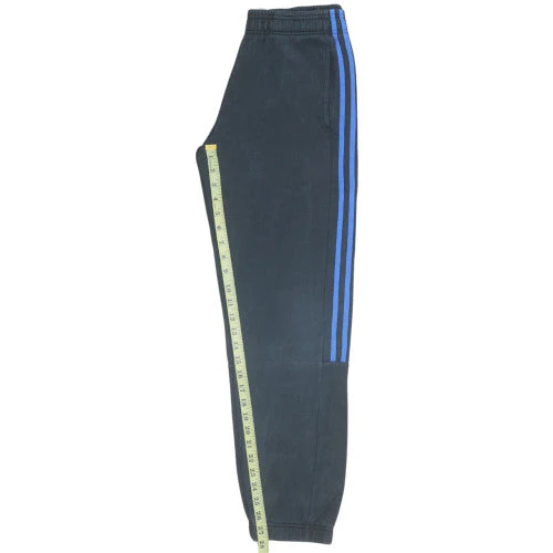Adidas Men Black Joggers Fleece Activewear Trousers M Regular Fit - Image 3