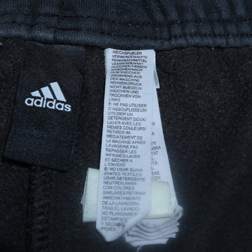 Adidas Men Black Joggers Fleece Activewear Trousers M Regular Fit - Image 6