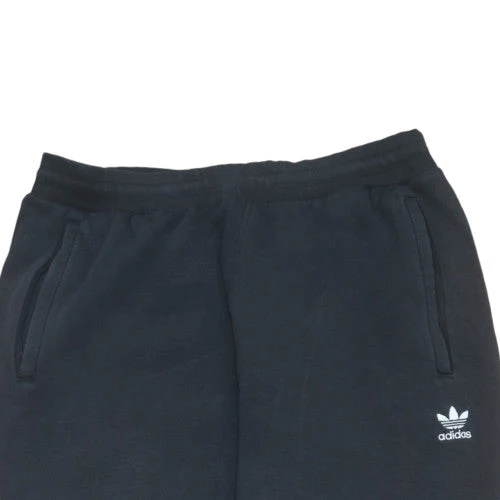 Adidas Men Black Joggers L Regular Fit Sweatpants Cotton Blend - Image 8