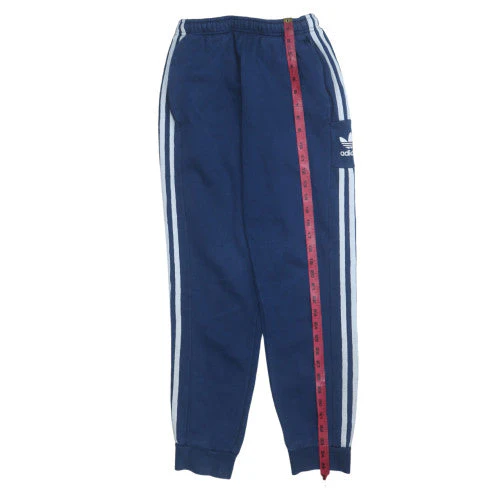 Adidas Men Blue Jogger Trousers S Regular Fit Casual Sportswear - Image 3