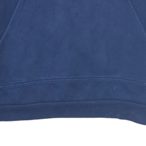Adidas Men Blue Pullover Hoodie 2XL Fleece Sportswear - Image 7