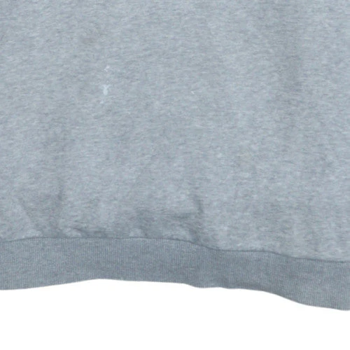 Adidas Men Grey 1/2 Zip Sweatshirt Size M Sports Fleece - Image 8