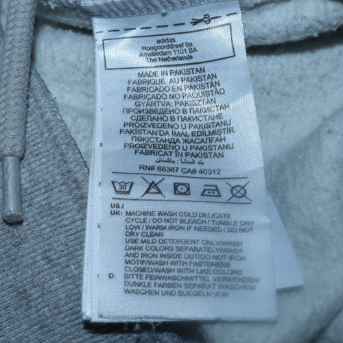 adidas Men Grey Jogger Sweatpants Size S Regular Fit Fleece - Image 5