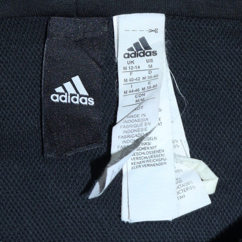 Adidas Men’s Black Full Zip Hoodie M Regular Fit Sportswear - Image 6