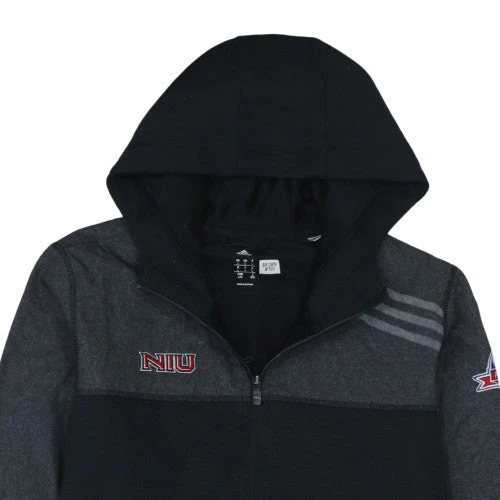Adidas Men’s Black NIU Full Zip Hoodie L Regular Fit Polyester - Image 7