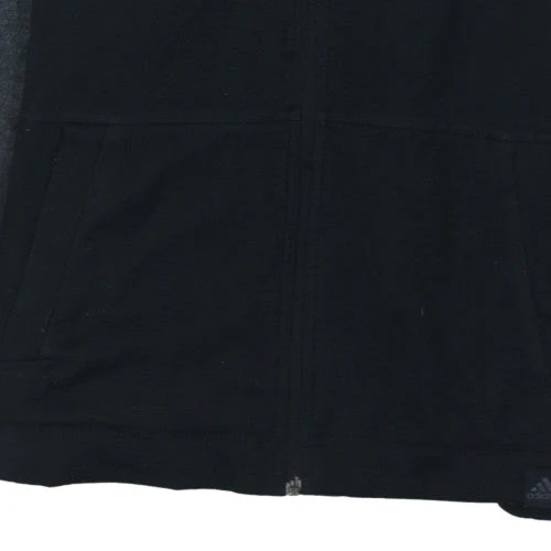 Adidas Men’s Black NIU Full Zip Hoodie L Regular Fit Polyester - Image 8