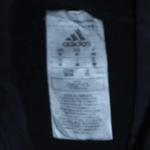 Adidas Men’s Black Pullover Hoodie M Sports Fleece Logo Athletic - Image 5