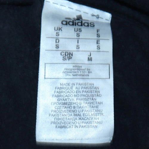Adidas Men’s Black Pullover Hoodie Small Fleece Sportswear - Image 5