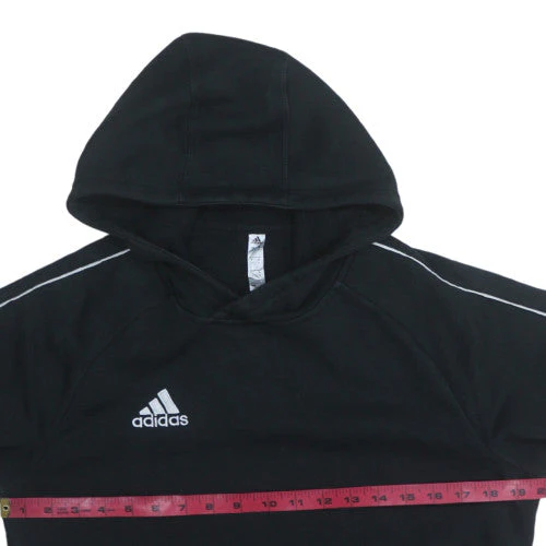 Adidas Men’s Black Pullover Hoodie Small Regular Fit Sports Style - Image 3