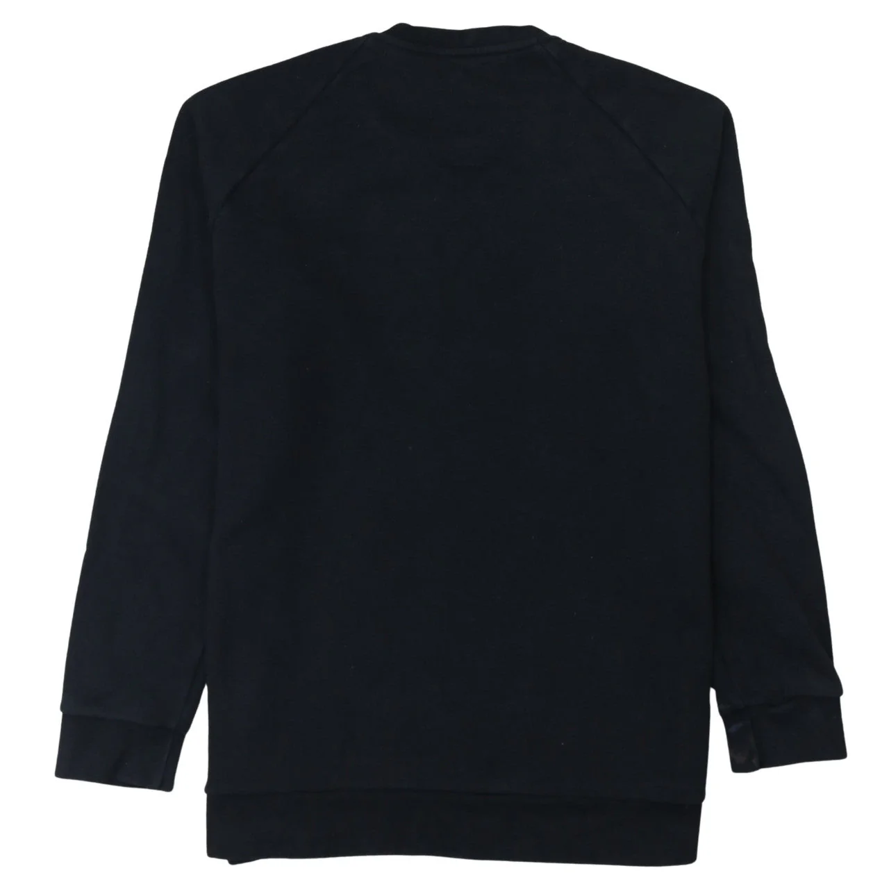 Adidas Men’s Black Pullover Sweatshirt L Crew Neck Logo Fleece - Image 4