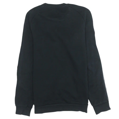 Adidas Men’s Black Small Pullover Crew Neck Sweatshirt - Image 4