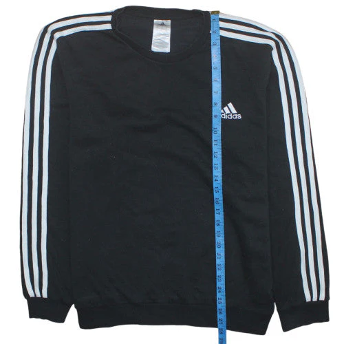 Adidas Men’s Black XL Long Sleeve Crew Neck Sports T-Shirt - Image 3
