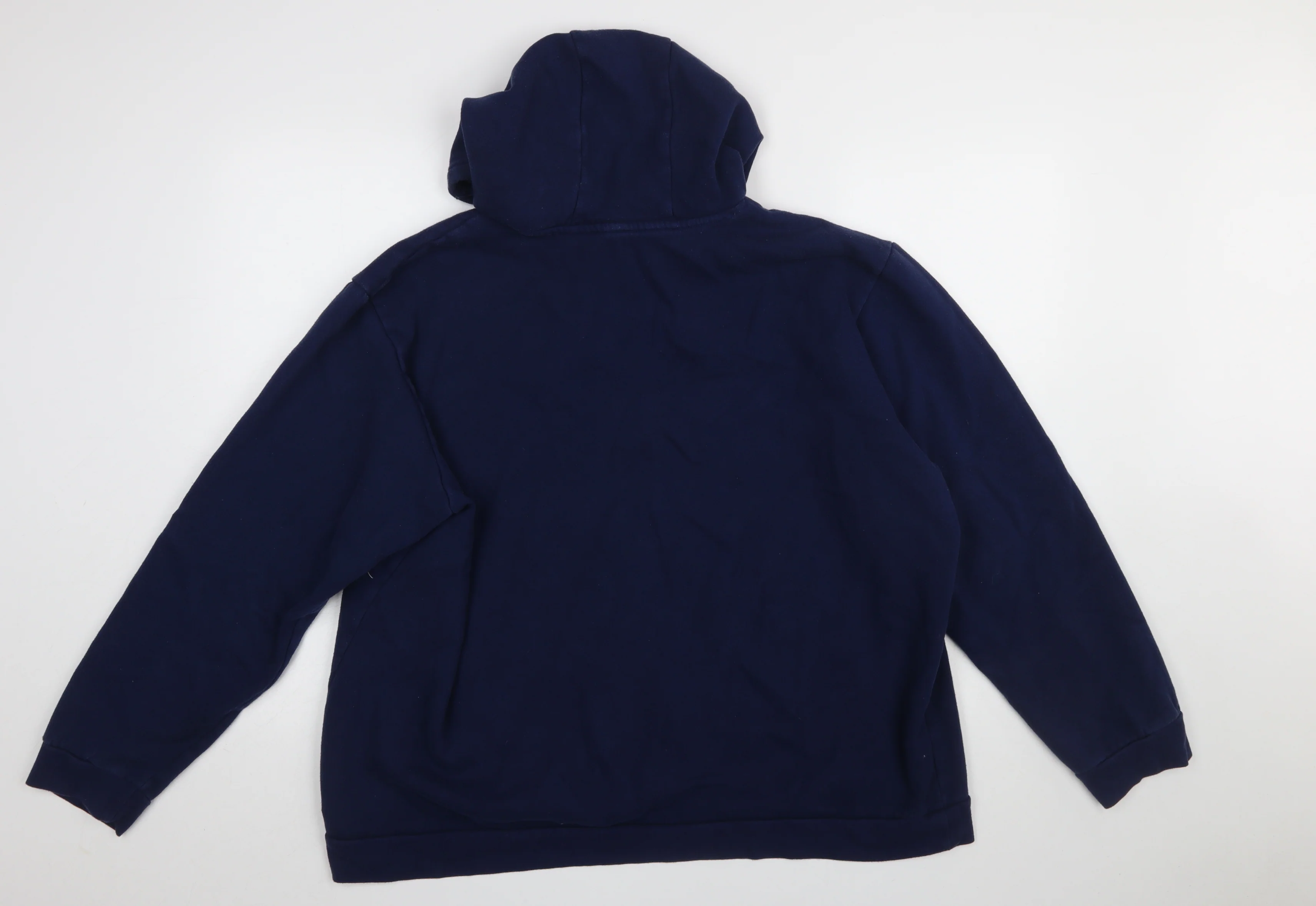 Adidas Men’s Blue 2XL Pullover Hoodie Fleece Sweatshirt - Image 3