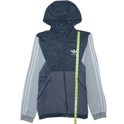 Adidas Men’s Blue Full Zip Hoodie Jacket Size S Sports Style - Image 2