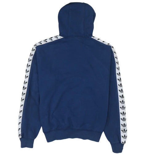adidas Men’s Blue Pullover Hoodie Small Fleece Sportswear - Image 4