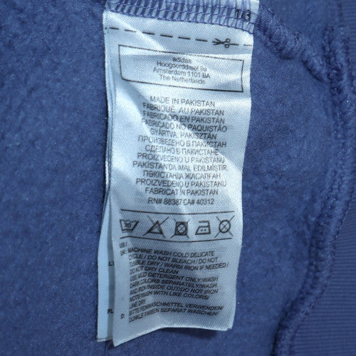Adidas Men’s Blue Pullover Hoodie XL Fleece Primegreen - Image 5