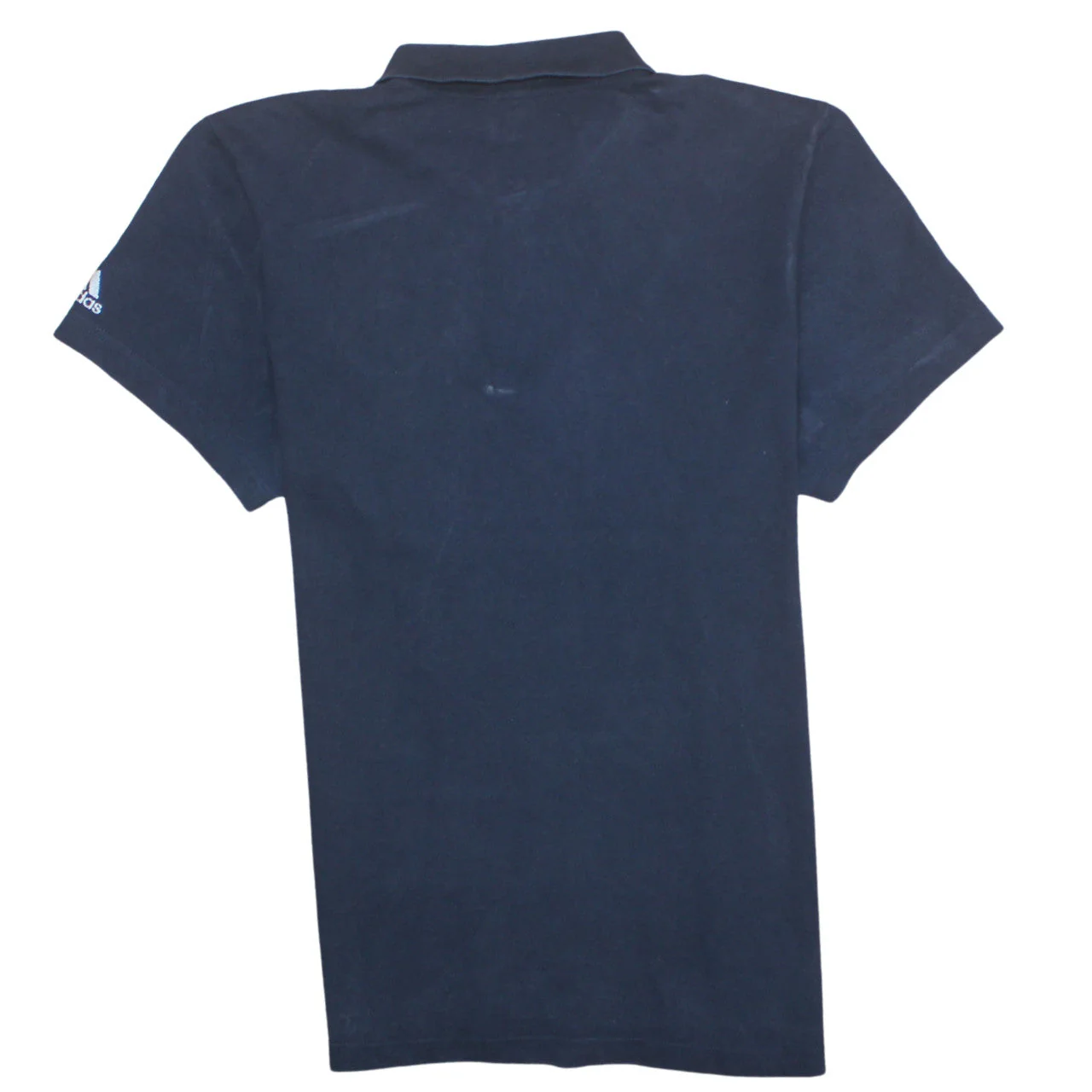 Adidas Men’s Blue Regular Fit Polo Shirt Size L Moisture Wicking - Image 4