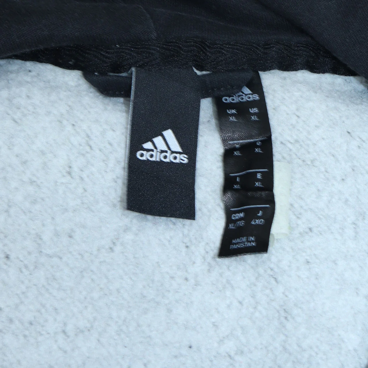 Adidas Men’s Green XL Full Zip Fleece Hoodie Sweatshirt - Image 5